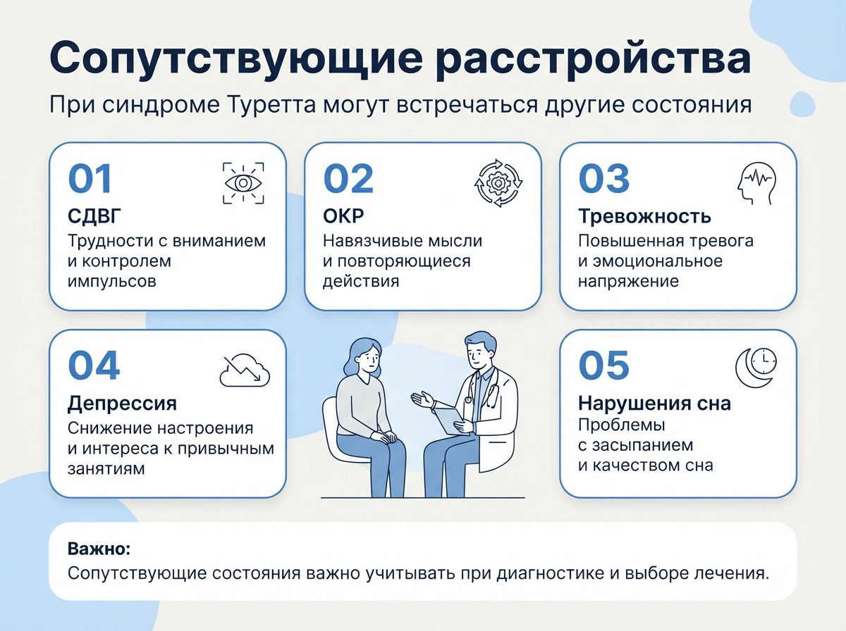 Лечение синдрома Туретта в Казани инфографика